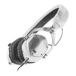 V-Moda XS white silver