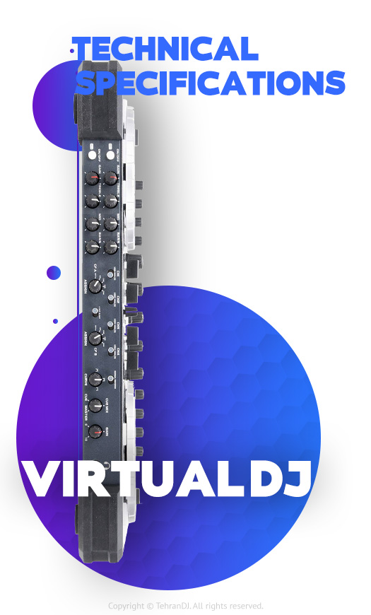 دی جی کنترلر امریکن آئودیو VMS5 قیمت خرید فروش دی جی کنترلر امریکن آئودیو VMS5