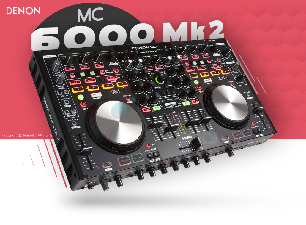 دستگاه دی جی دنون MC6000 MK2 قیمت خرید فروش دستگاه دی جی دنون MC6000 MK2