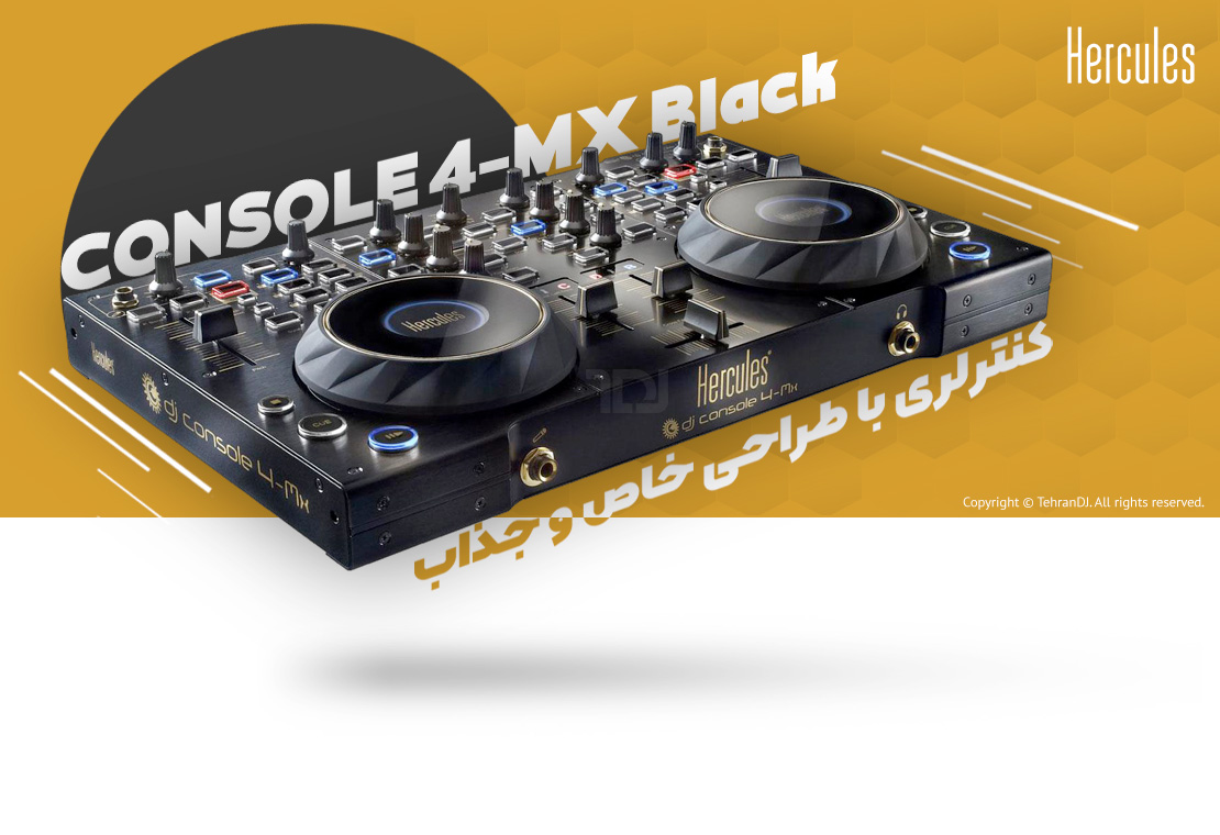 دستگاه دی جی هرکولس DJ CONSOLE 4-MX Black قیمت خرید فروش دستگاه دی جی هرکولس DJ CONSOLE 4-MX Black