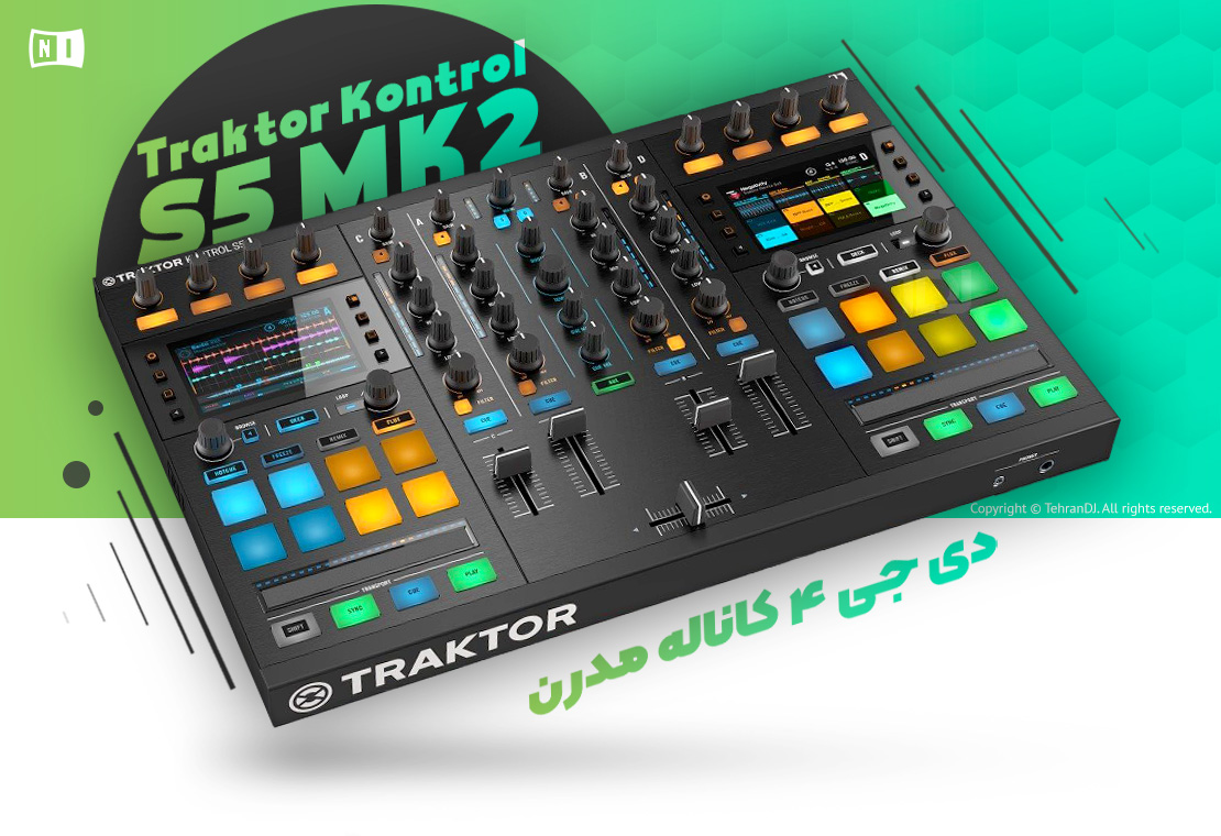 دی جی کنترلر نیتیو اینسترومنتس Traktor S5 MK2 قیمت خرید فروش دی جی کنترلر نیتیو اینسترومنتس Traktor S5 MK2