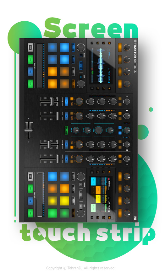 دی جی کنترلر نیتیو اینسترومنتس Traktor S5 MK2 قیمت خرید فروش دی جی کنترلر نیتیو اینسترومنتس Traktor S5 MK2