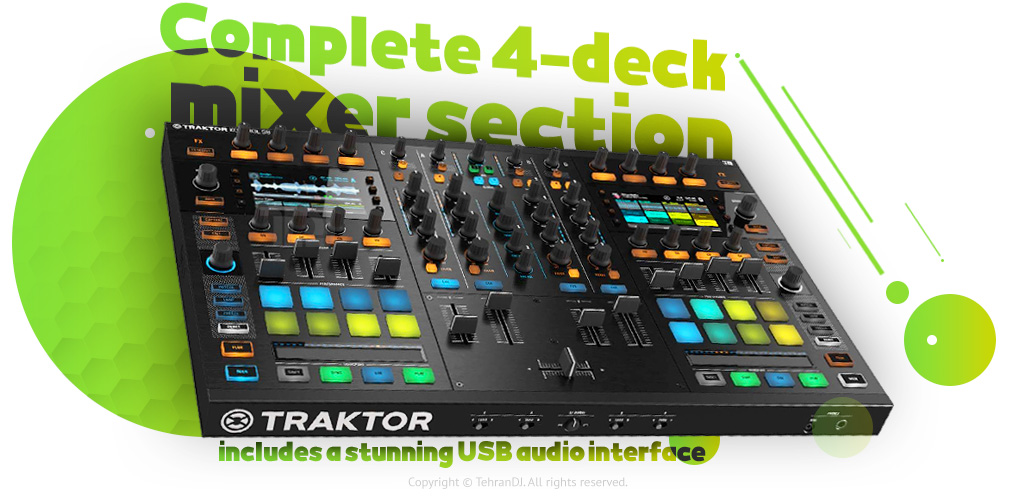دستگاه دی جی پایونیر Traktor Kontrol S8 MK2 قیمت خرید فروش دستگاه دی جی پایونیر Traktor Kontrol S8 MK2