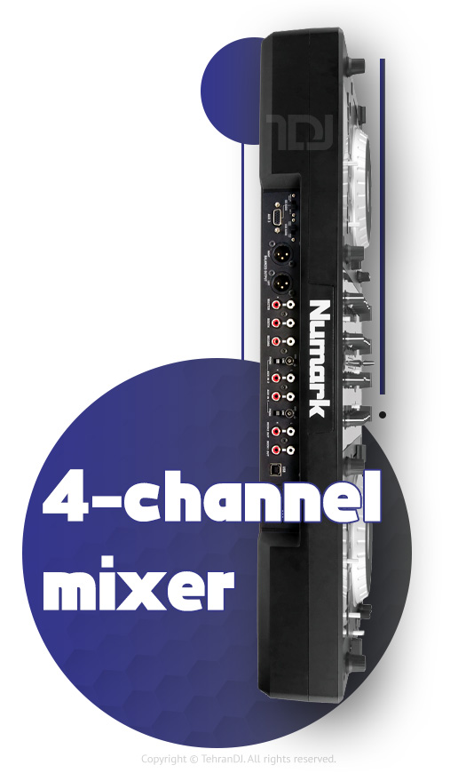 دی جی کنترلر نومارک Mixdeck Quad قیمت خرید فروش دی جی کنترلر نومارک Mixdeck Quad