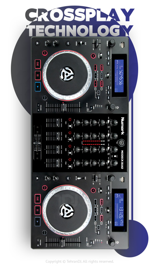 دی جی کنترلر نومارک Mixdeck Quad قیمت خرید فروش دی جی کنترلر نومارک Mixdeck Quad