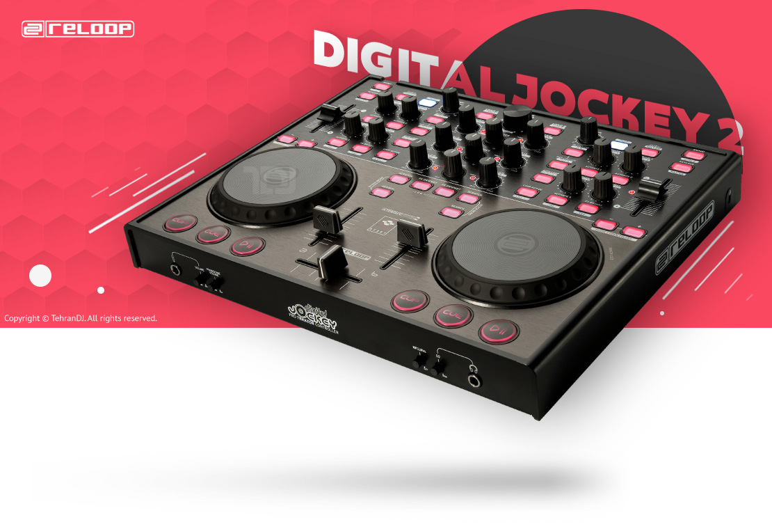 دی جی کنترلر نومارک DIGITAL JOCKEY 2 قیمت خرید فروش دی جی کنترلر نومارک DIGITAL JOCKEY 2