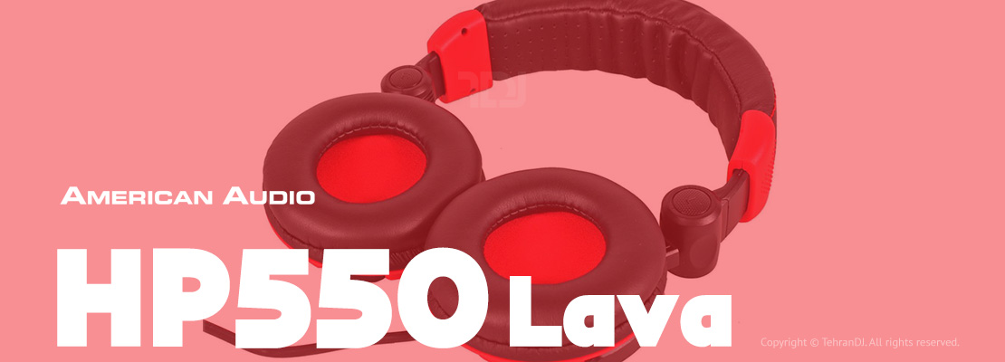 هدفون دی جی آمریکن آئودیو HP550 Lava قیمت خرید فروش هدفون دی جی آمریکن آئودیو HP550 Lava