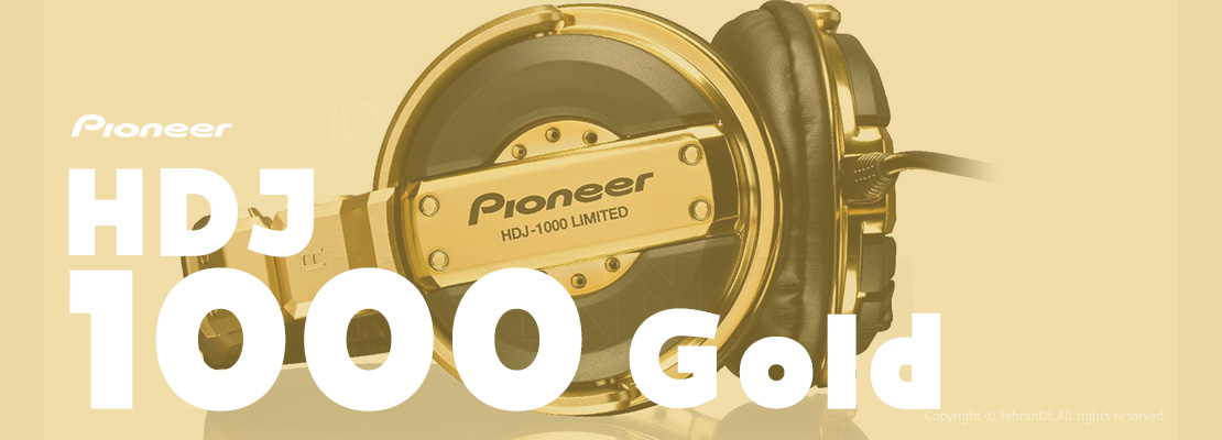 هدفون دی جی پایونیر HDJ-1000 Gold قیمت خرید فروش هدفون دی جی پایونیر HDJ-1000 Gold
