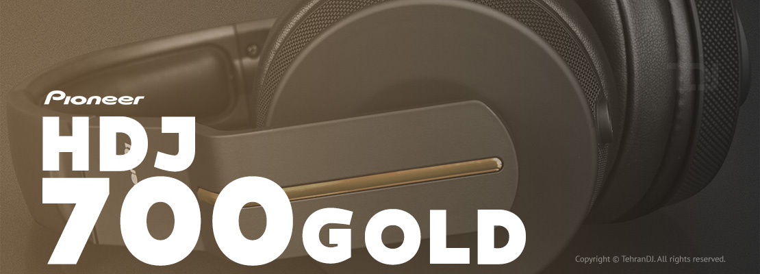 هدفون دی جی پایونیر HDJ-700 Gold قیمت خرید فروش هدفون دی جی پایونیر HDJ-700 Gold