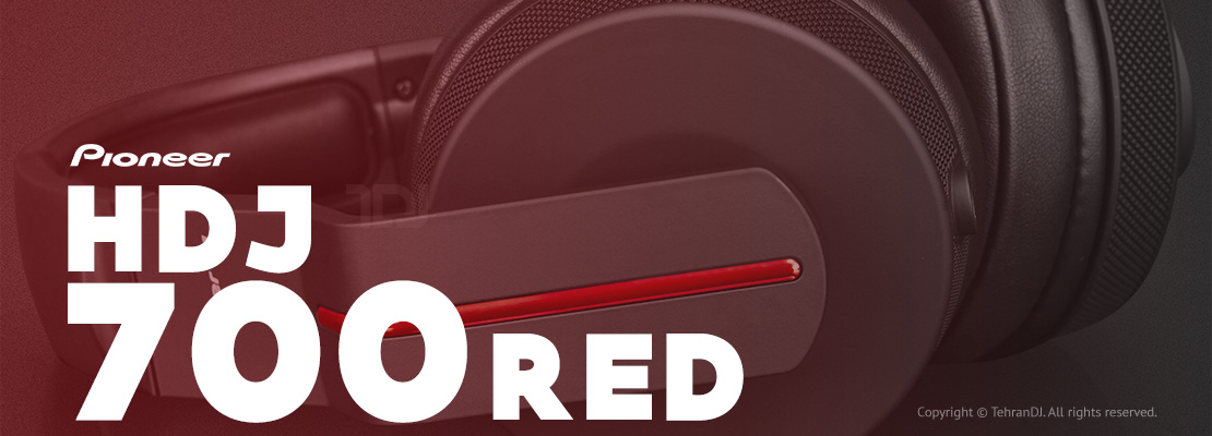 هدفون دی جی پایونیر HDJ-700 Red قیمت خرید فروش هدفون دی جی پایونیر HDJ-700 Red