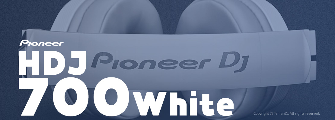 هدفون دی جی پایونیر HDJ-700 White قیمت خرید فروش هدفون دی جی پایونیر HDJ-700 White