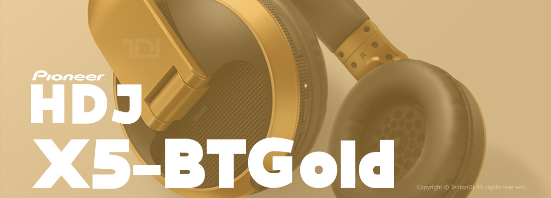 قیمت خرید فروش هدفون دی جی پایونیر HDJ-X5 BT Gold
