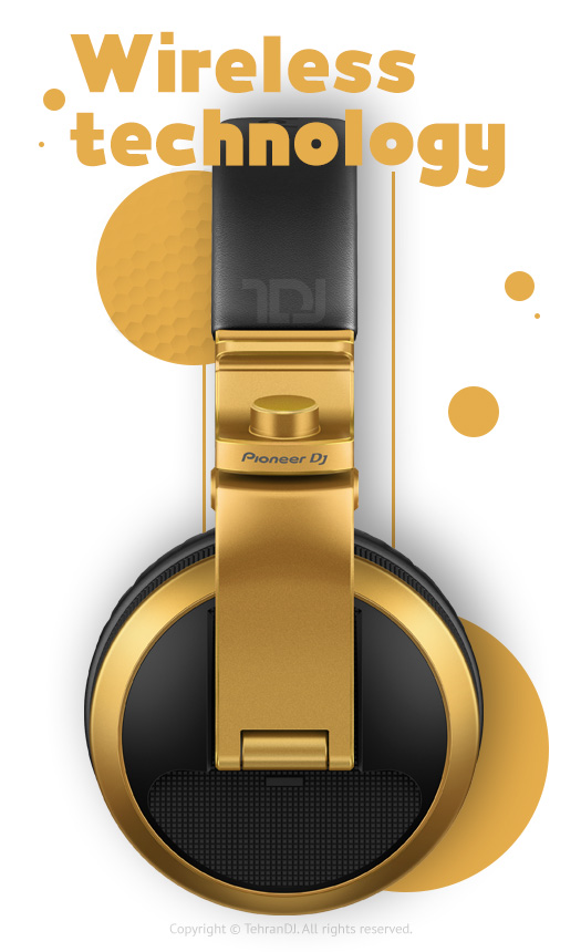 قیمت خرید فروش هدفون دی جی پایونیر HDJ-X5 BT Gold