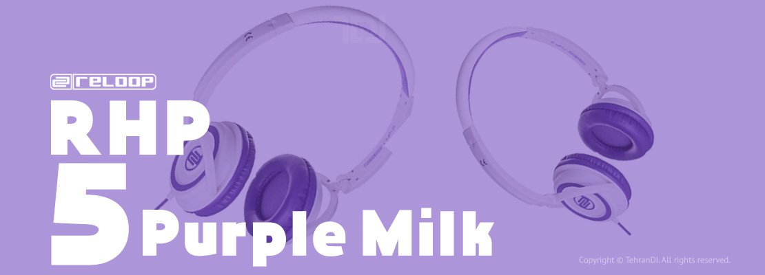 هدفون دی جی ریلوپ RHP-5 Purple Milk قیمت خرید فروش هدفون دی جی ریلوپ RHP-5 Purple Milk