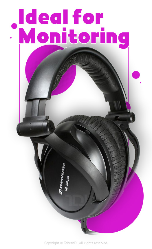هدفون دی جی سنهایزر HD 380 Pro قیمت خرید فروش هدفون دی جی سنهایزر HD 380 Pro