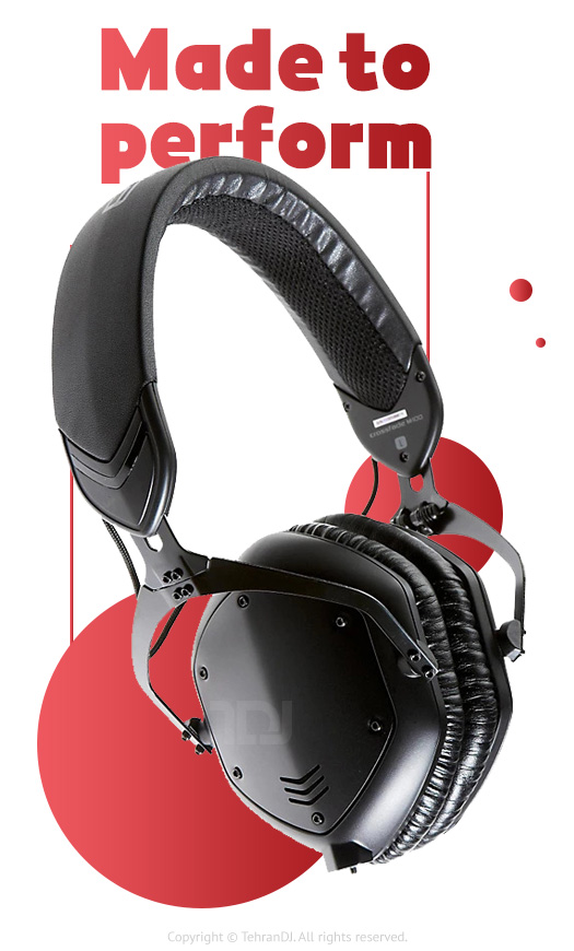 هدفون دی جی وی مودا Crossfade M-100 matte black metal قیمت خرید فروش هدفون دی جی وی مودا Crossfade M-100 matte black metal