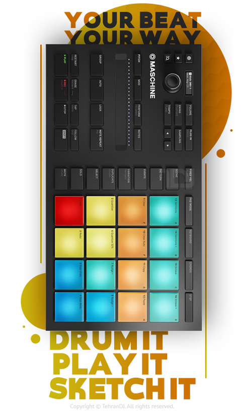 لانچپد نیتیو اینسترومنتس Maschine Mikro MK3 قیمت خرید فروش لانچپد نیتیو اینسترومنتس Maschine Mikro MK3