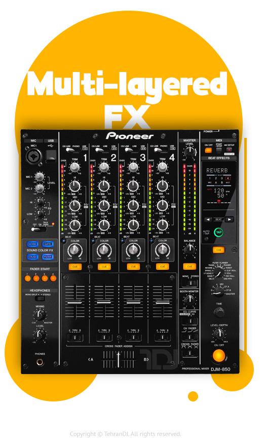 میکسر پایونیر DJM 850 قیمت خرید فروش میکسر پایونیر DJM 850