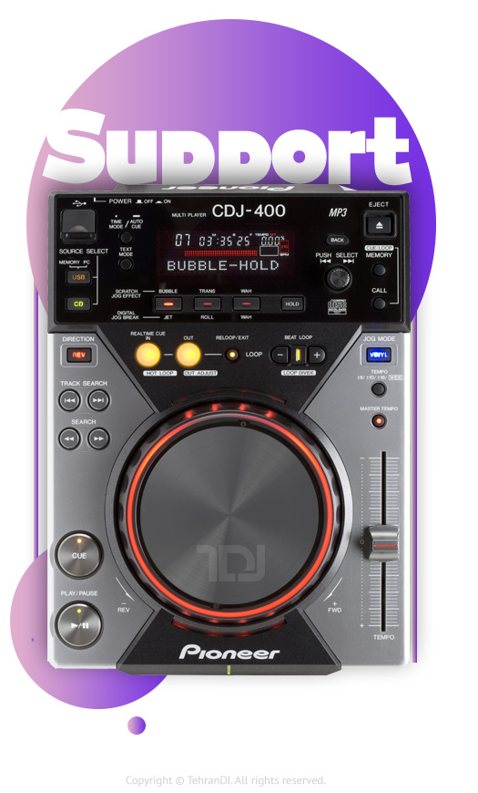 دی جی پلیر پایونیر CDJ 400 قیمت خرید فروش دی جی پلیر پایونیر CDJ 400