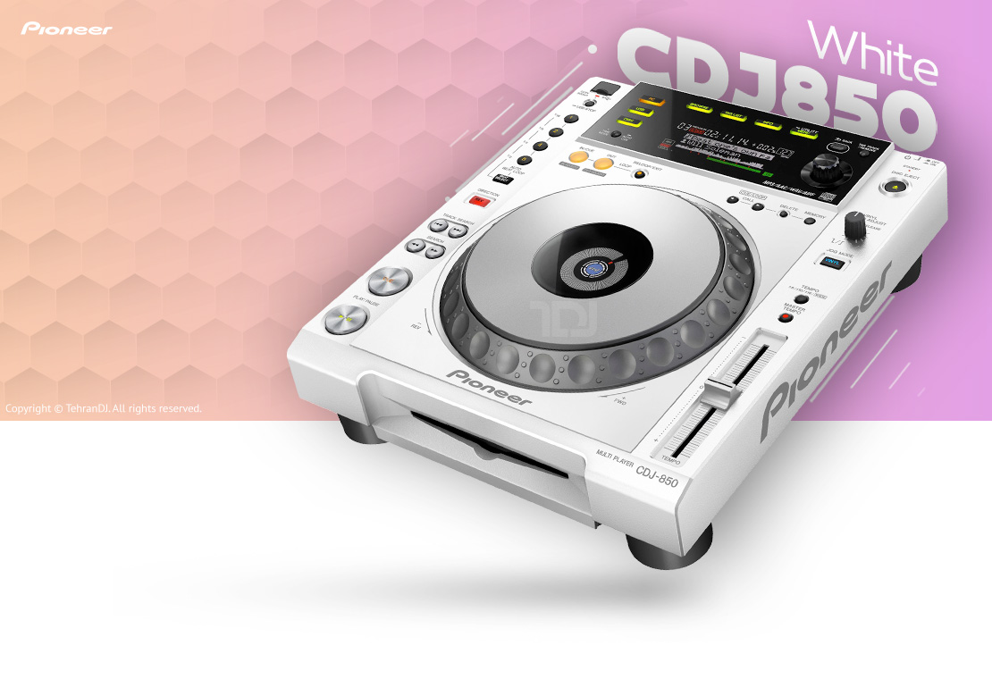 دی جی پلیر پایونیر CDJ 850 White قیمت خرید فروش دی جی پلیر پایونیر CDJ 850 White