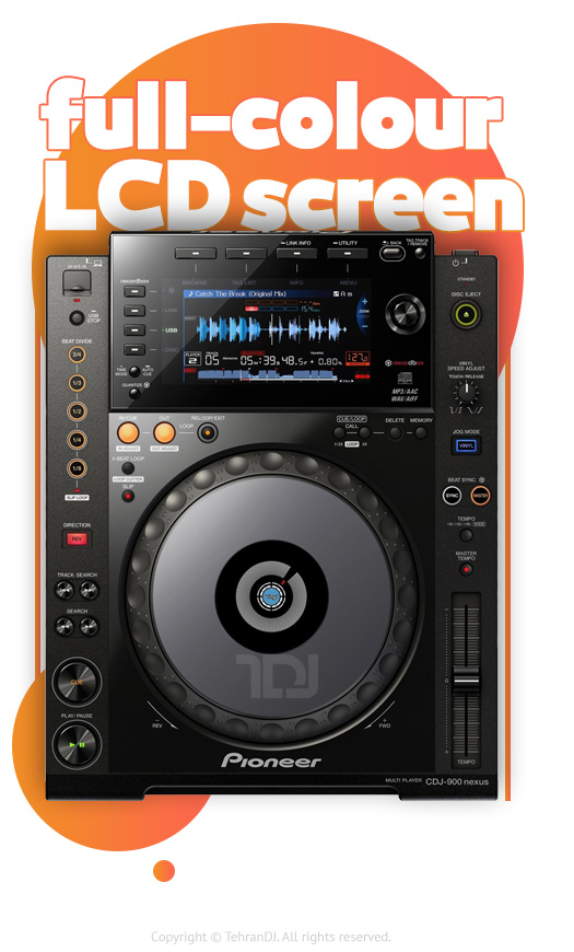 دی جی پلیر پایونیر CDJ-900NXS قیمت خرید فروش دی جی پلیر پایونیر CDJ-900NXS